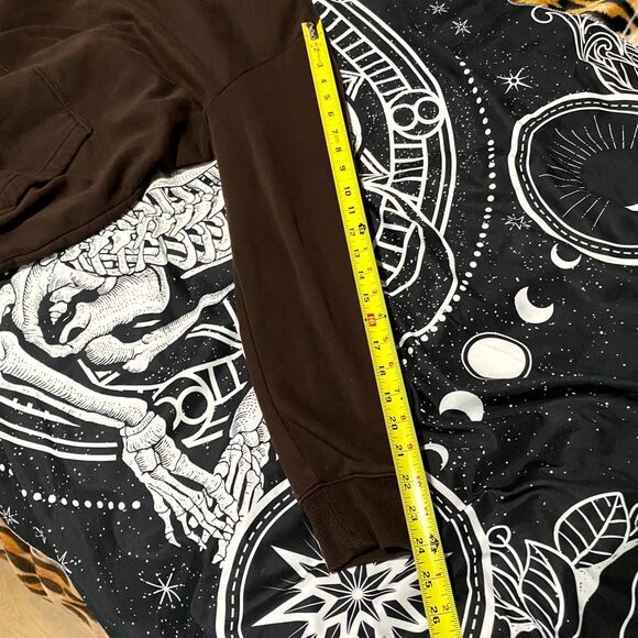 H&M Hooded Sweatshirt Men's M Brown Cotton SpongeBob SquarePants Streetwear - Picture 6 of 6